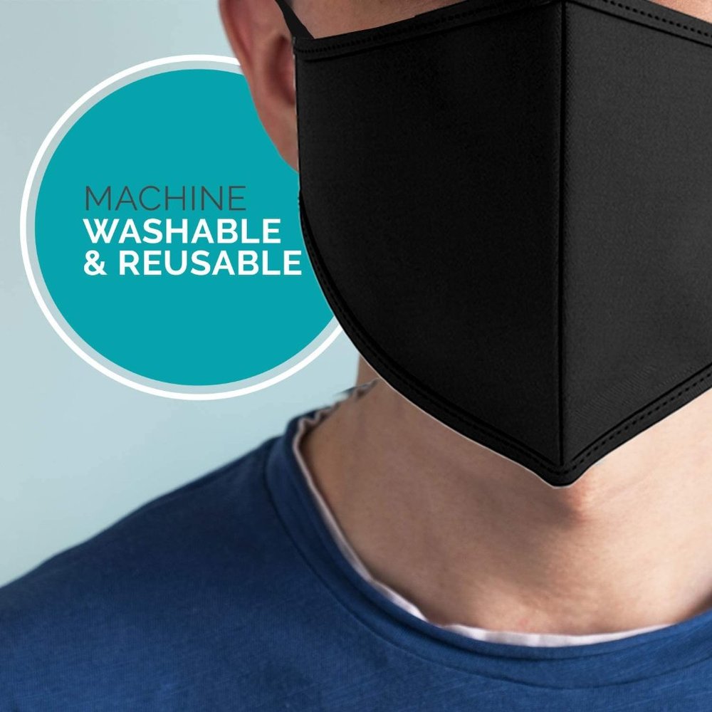 Face Protection Reusable Cloth Face w/Adjustable - Picture 2 of 6